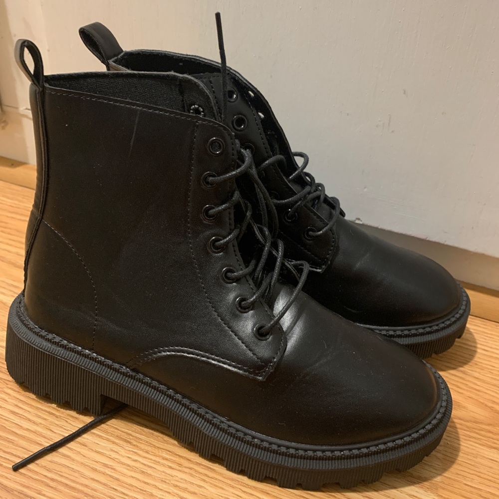 Black boots